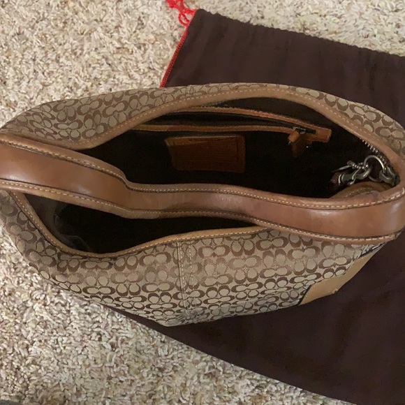 Coach hobo bag. Mini signature Cs. - Picture 2 of 4